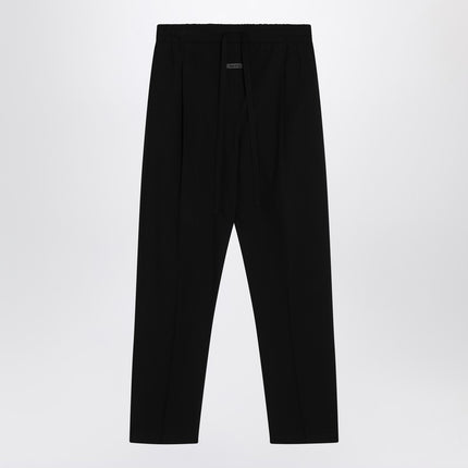 Fear of God Black cotton and wool trousers