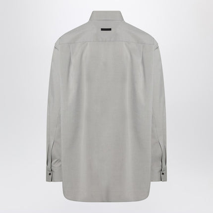 Fear of God Grey dove grey mélange cotton shirt