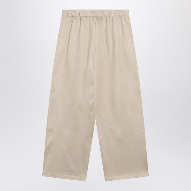 Max Mara Beige silk blend trousers