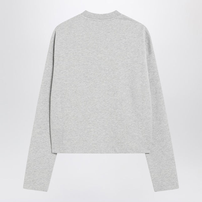 Ami Paris Grey Ami De Coeur sweatshirt