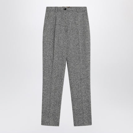 Dolce & Gabbana Dolce&Gabbana Wool-blend dotted trousers