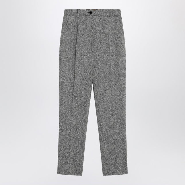 Dolce & Gabbana Dolce&Gabbana Wool-blend dotted trousers
