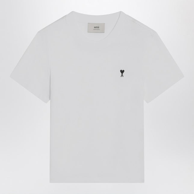 Ami Paris White Ami De Coeur T-shirt