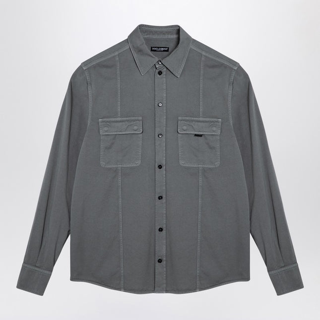 Dolce & Gabbana Dolce&Gabbana Grey cotton over shirt