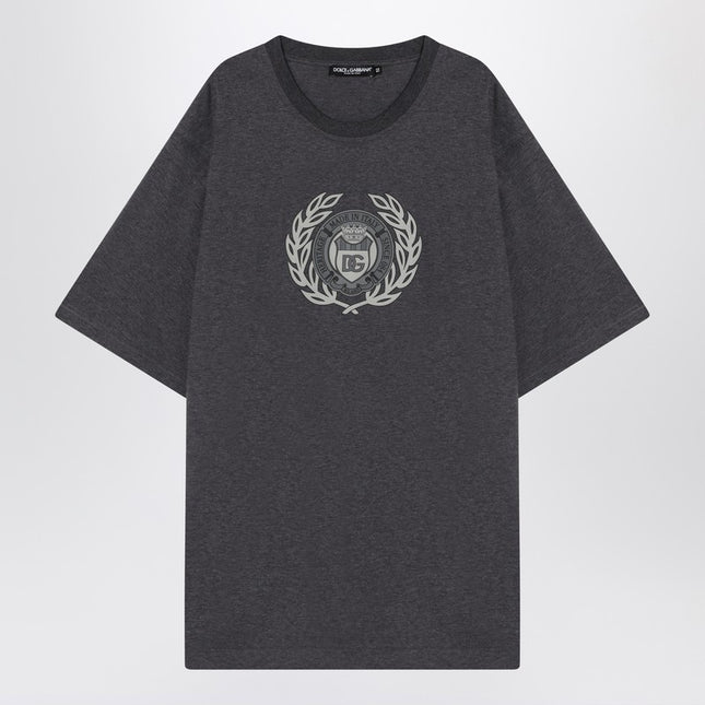 Dolce & Gabbana Dolce&Gabbana Gray cotton T-shirt with print