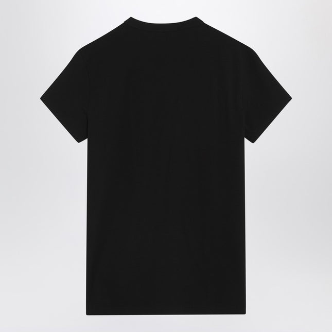 Dolce & Gabbana Dolce&Gabbana Black t-shirt with logo embroidery