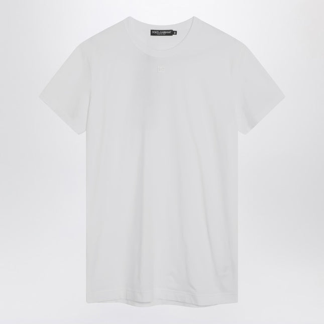 Dolce & Gabbana Dolce&Gabbana White t-shirt with logo embroidery