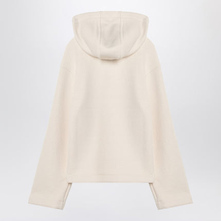 Max Mara White cotton hoodie