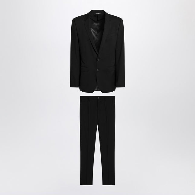 Dolce & Gabbana Dolce&Gabbana Black single-breasted virgin wool suit