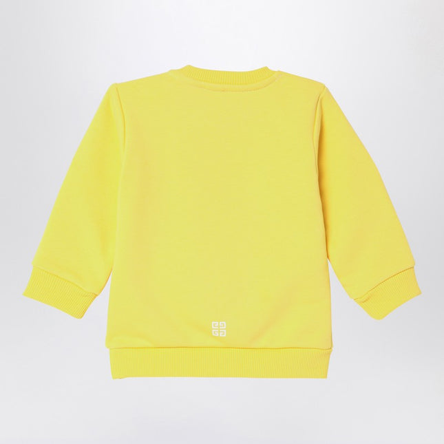 Givenchy Yellow cotton blend sweatshirt with logo