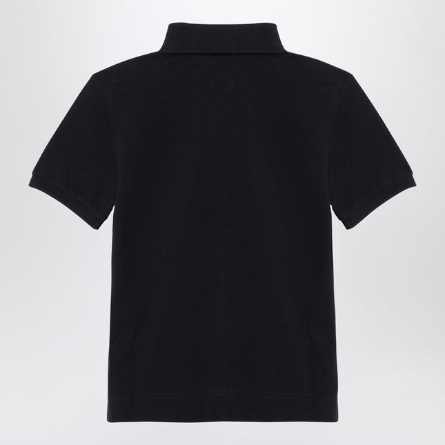 Givenchy Black cotton polo shirt with logo