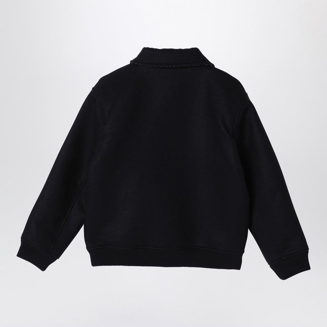 Givenchy Black wool and cashmere zipped jacket