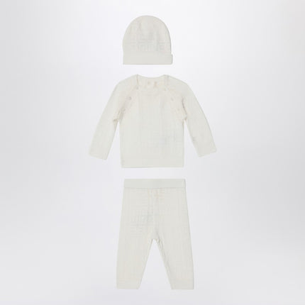 Givenchy Three-piece white cotton set
