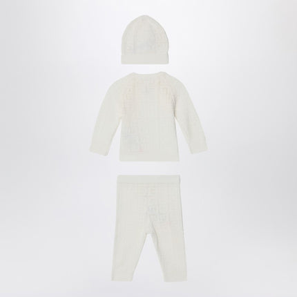 Givenchy Three-piece white cotton set