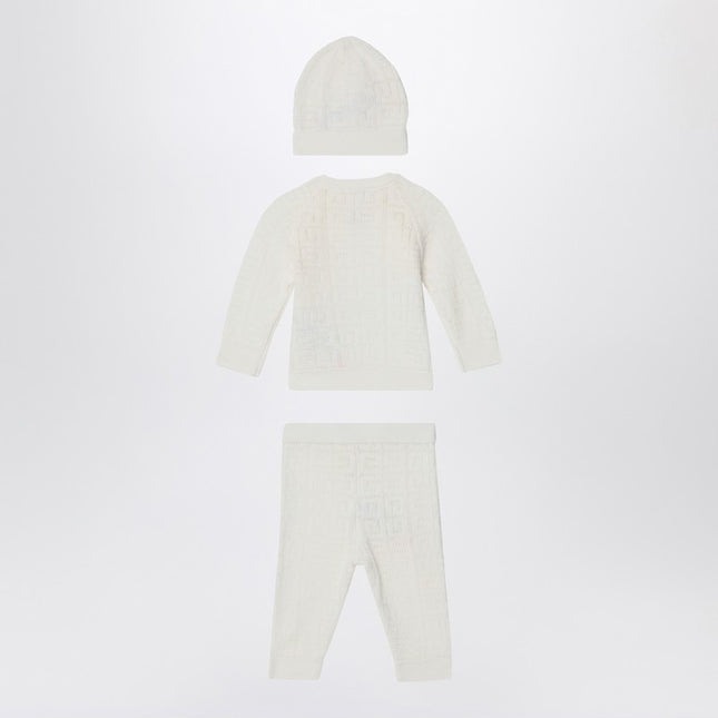 Givenchy Three-piece white cotton set