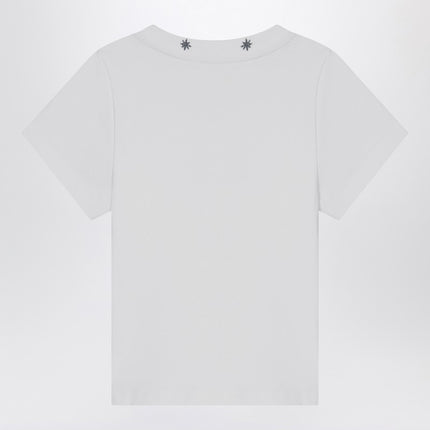 Givenchy White cotton T-shirt with embroidered logo
