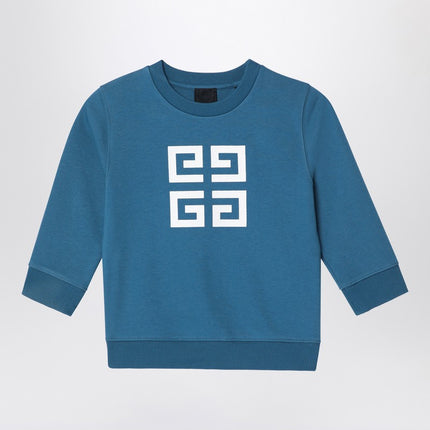 Givenchy Blue sweatshirt with 4G logo print