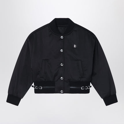 Givenchy Black bomber jacket in cotton blend
