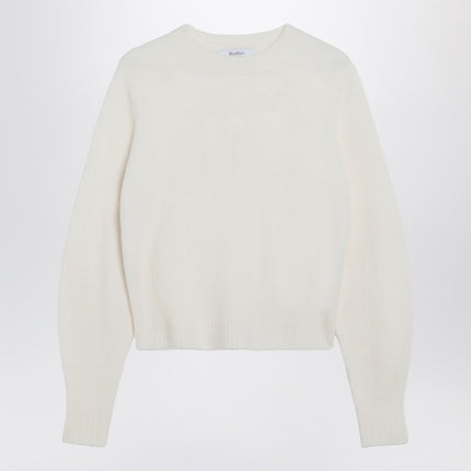 Max Mara Ivory sweater in stretch cashmere knit