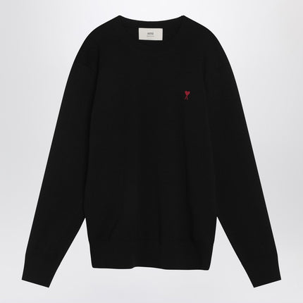 Ami Paris Black Ami De Coeur sweater