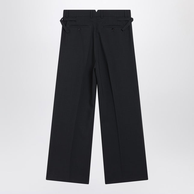 Ami Paris Charcoal gray wool trousers