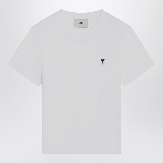 Ami Paris T-shirt Ami De Coeur white in cotton