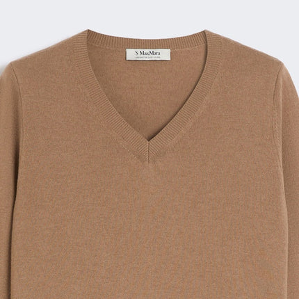 S Max Mara Camel-coloured wool sweater