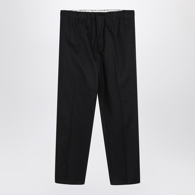 Jil Sander Navy blue cotton pants