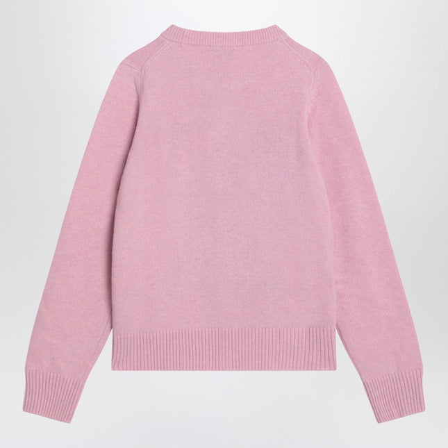GANNI Pink sweater with poodle