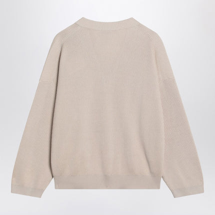 Brunello Cucinelli Butter-coloured cotton sweater