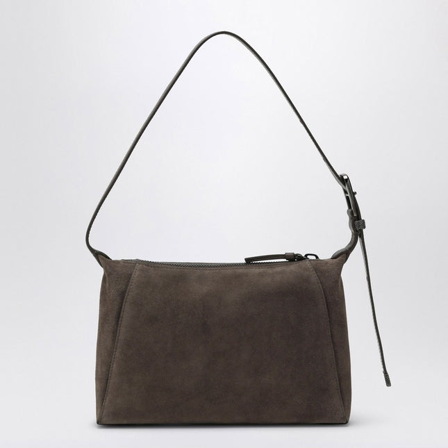 Brunello Cucinelli Brown Suede Bag with Monile
