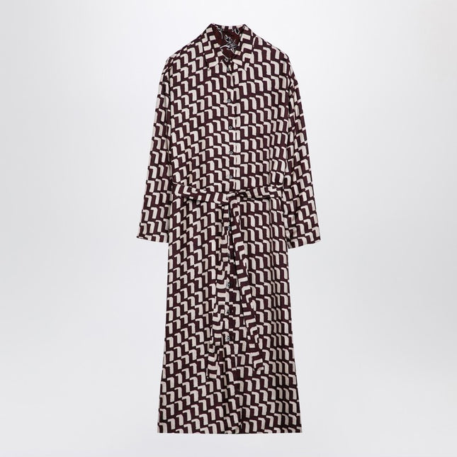MAX MARA TIMELESS Bordeaux reversible chemise dress