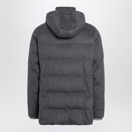 Brunello Cucinelli Grey wool flannel jacket