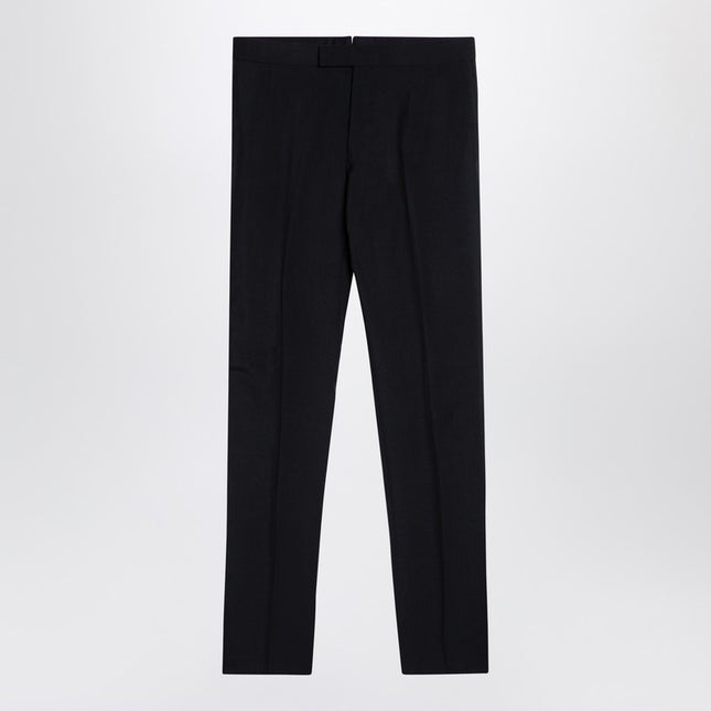 Thom Browne Black wool-blend trousers