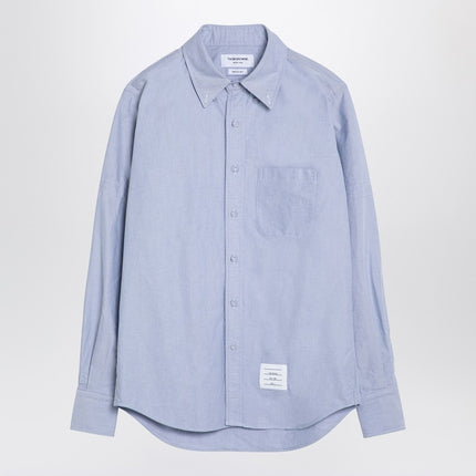 Thom Browne Light blue cotton button-down shirt