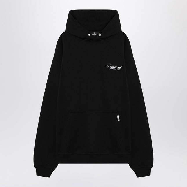 Represent Black hoodie with logo