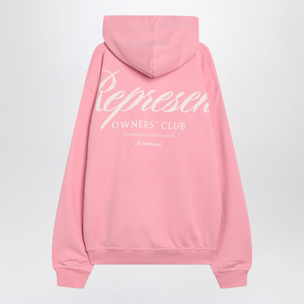 Represent Pink hoodie with logo
