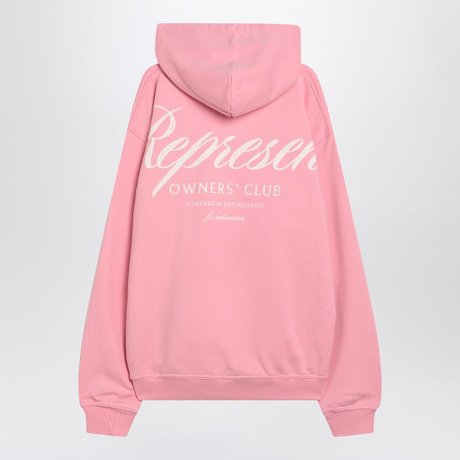 Represent Pink hoodie with logo