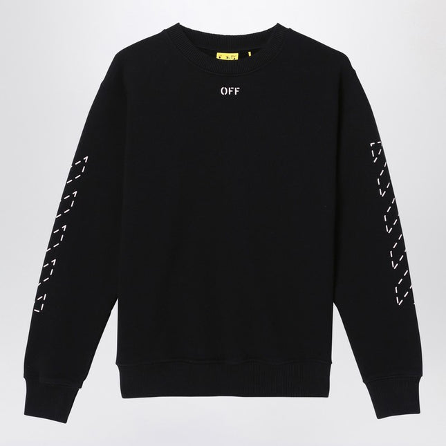 Off White Off-White™ Black cotton sweatshirt with logo