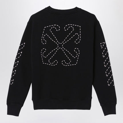 Off White Off-White™ Black cotton sweatshirt with logo