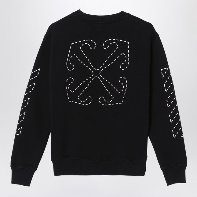 Off White Off-White™ Black cotton sweatshirt with logo
