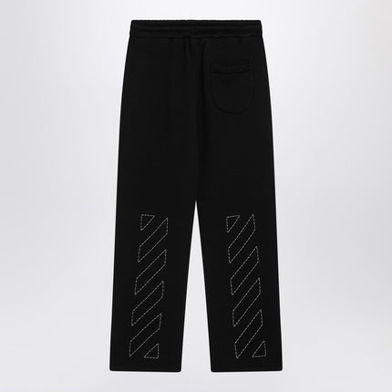 Off White Off-White™ Black jogging trousers with OFF logo