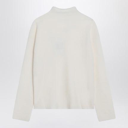 Max Mara Ivory cashmere-blend sweater
