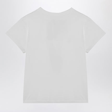 MM6 Maison Margiela White T-shirt with Numeric Signature