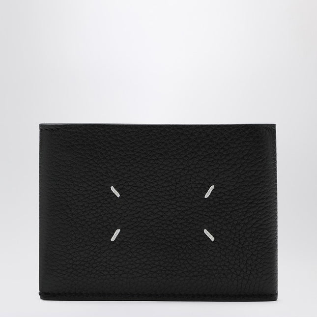 Maison Margiela Black bi-fold wallet with logo