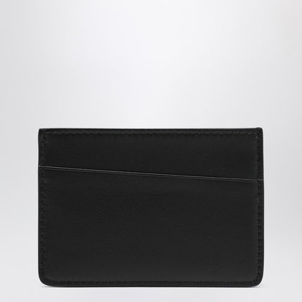 Maison Margiela Black leather cardholder with logo