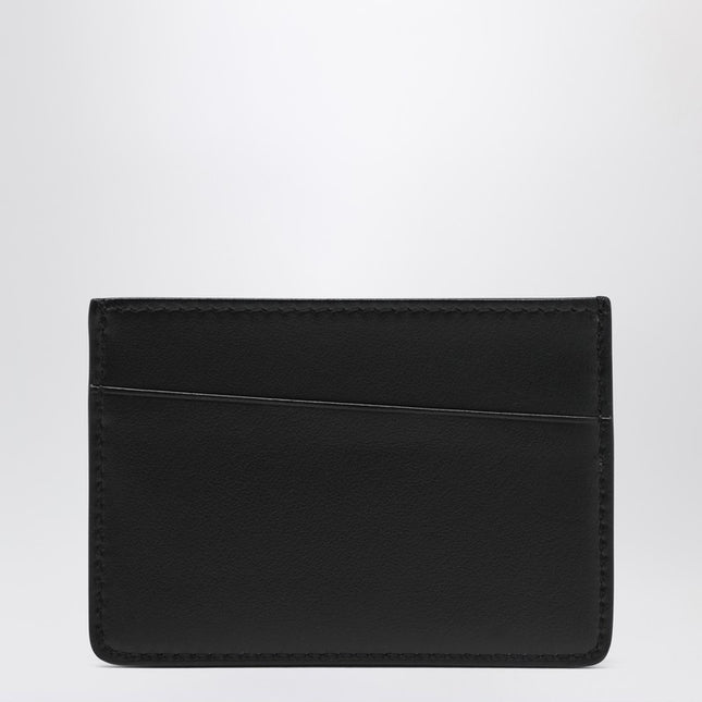 Maison Margiela Black leather cardholder with logo