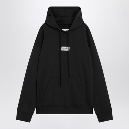 MM6 Maison Margiela Black sweatshirt with logo label