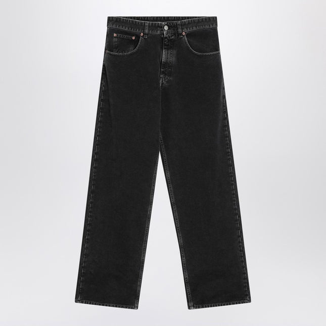 MM6 Maison Margiela Wide jeans in black denim