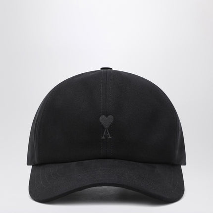Ami Paris Ami De Coeur black baseball cap